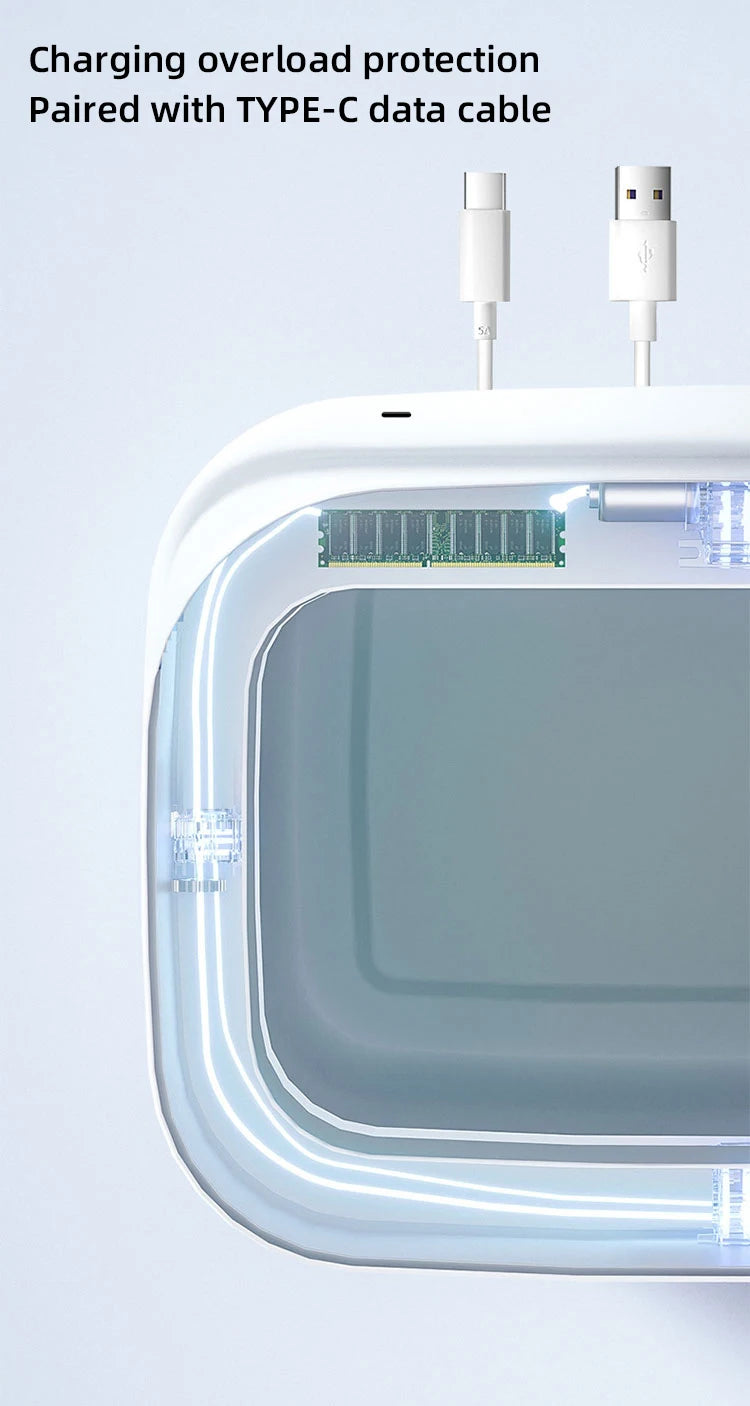 Smart Motion Sensor Trash Can with Digital Display, IPX5 Waterproofing & Type-C Rechargeable Lid (Hands-Free, Bacteriostatic Light)