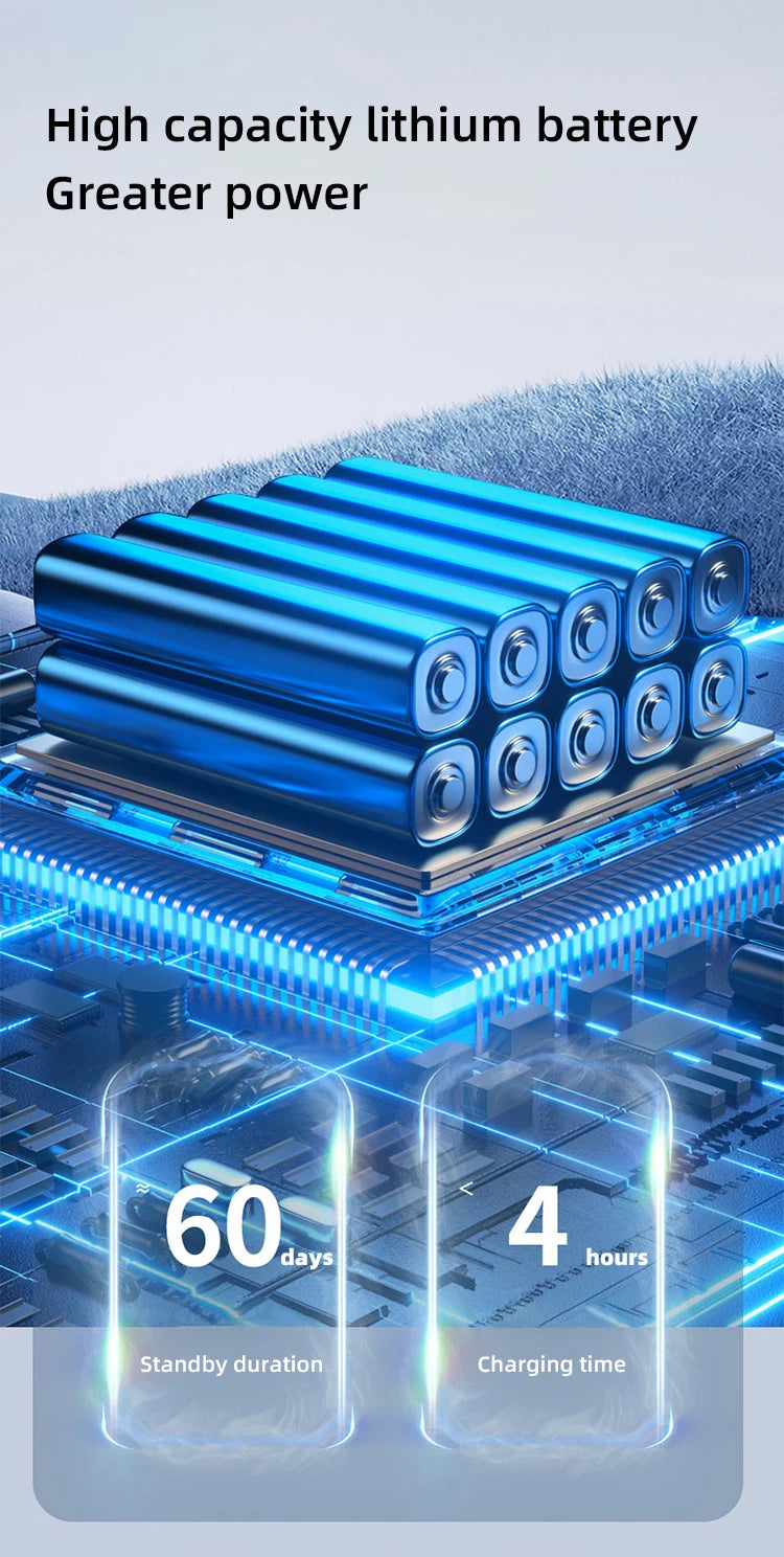 Smart Motion Sensor Trash Can with Digital Display, IPX5 Waterproofing & Type-C Rechargeable Lid (Hands-Free, Bacteriostatic Light)